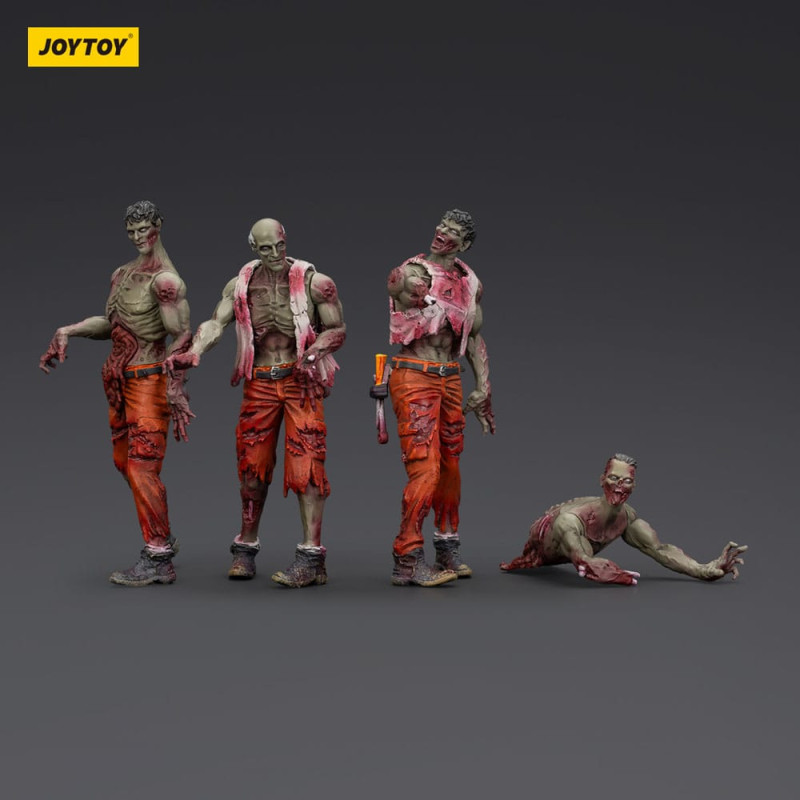 Zombie Dark Source Action Figures 4-Pack Mechanic Team 8 cm 5