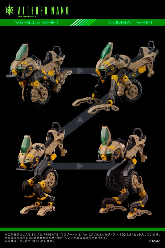Altered Nano Action Figures 2-Pack AN-EX Alt FRIGATE & AA-CAFALL 1024 (FLAGSHIP) 10 cm 5