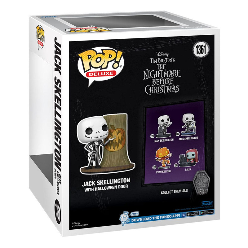 Nightmare before Christmas 30th POP! Deluxe Vinyl Figure Jack w/H.Town Door 9 cm 2