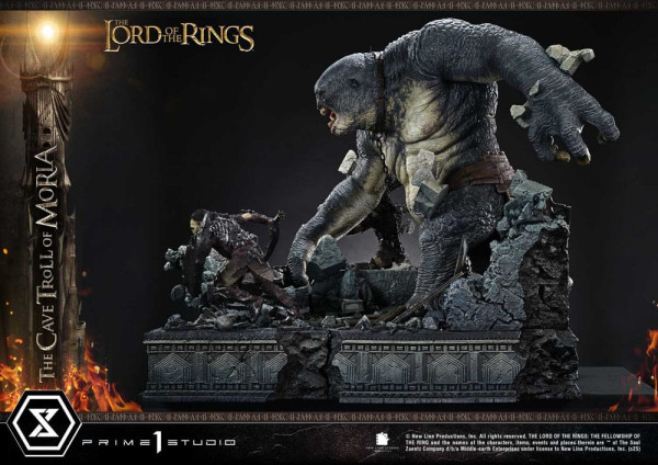 The Lord of the Rings Premium Masterline Series Statue 1/6 Cave Troll of Moria 91 cm 4
