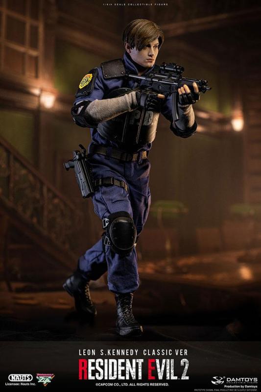Resident Evil 2: Leon S. Kennedy (Classic Version) 1/6 Action Figure - Damtoys