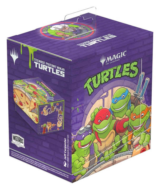 Ultimate Guard Sidewinder 133+ Xenoskin Magic: The Gathering | Teenage Mutant Ninja Turtles - Pizza 9