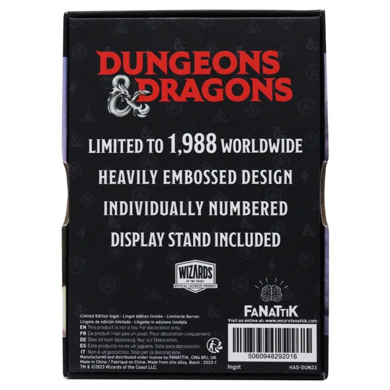 Dungeons & Dragons Metal Card 35th Anniversary Legend of Drizzt Limited Edition