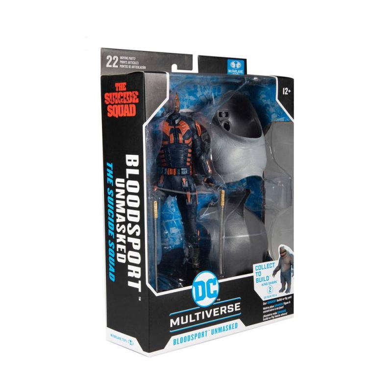 Suicide Squad: Bloodsport (Unmasked) 18 cm Build A Action Figure - McFarlane Toys