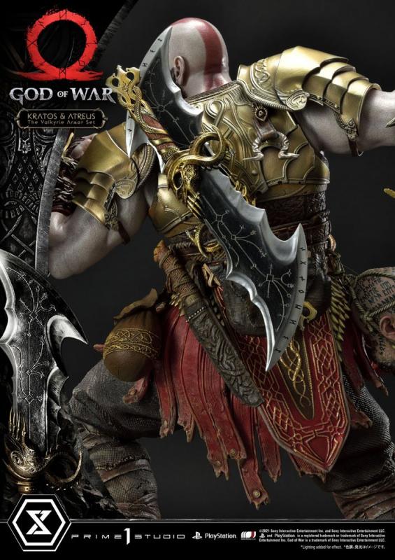 God of War: Kratos and Atreus in the Valkyrie 72 cm Statue - Prime 1 Studio