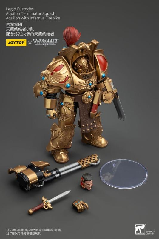 Warhammer The Horus Heresy Action Figure 1/18 Legio Custodes Aquilon Terminator Squad Aquilon with I 7