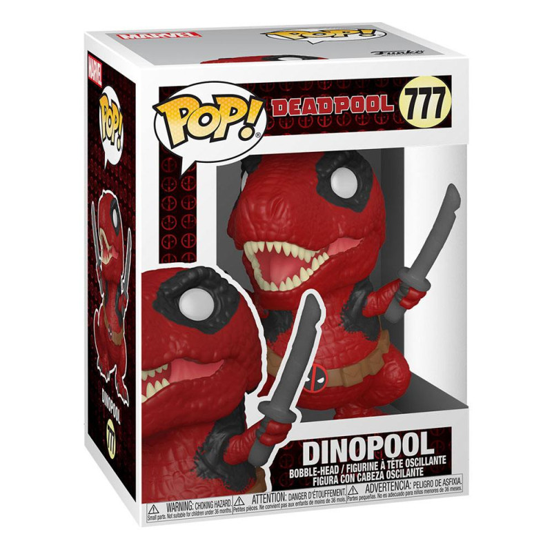 Marvel Deadpool 30th Anniversary POP! Vinyl Figure Dinopool 9 cm 1