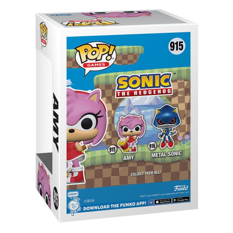Sonic the Hedgehog POP! Games Vinyl Figure Amy Rose 9 cm