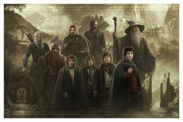 Lord of the Rings: The Fellowship of the Ring 61 x 41 cm Art Print - Sideshow