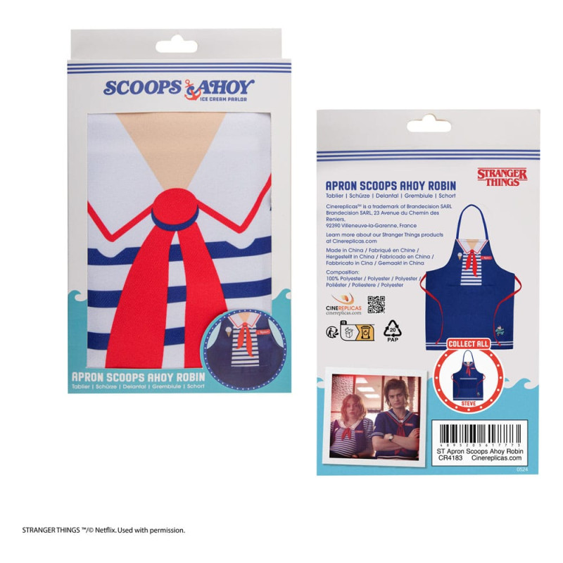 Stranger Things Apron Scoops Ahoy Robin 1