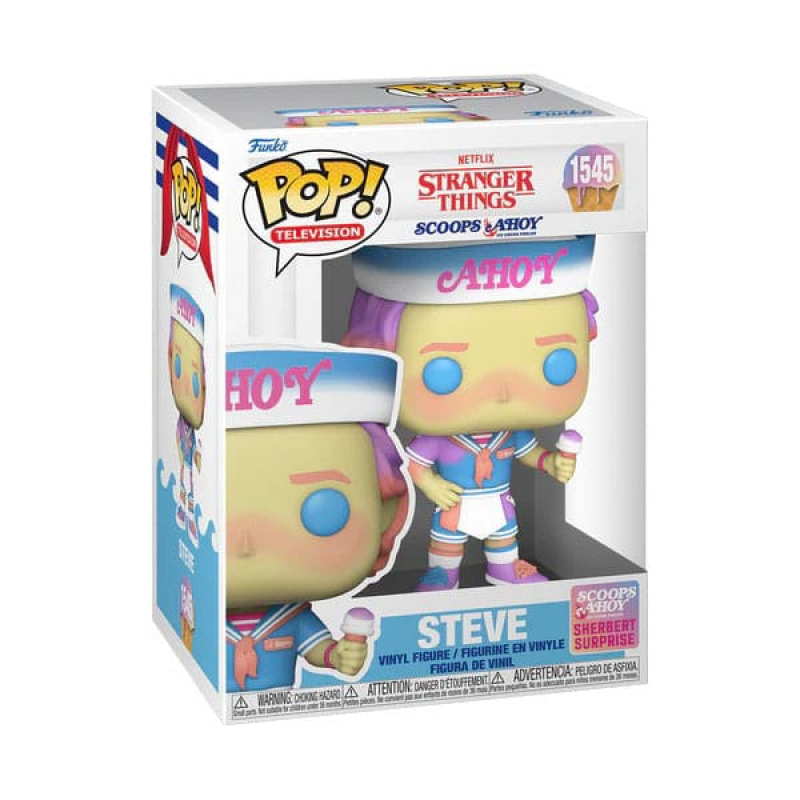 Stranger Things POP! TV Vinyl Figure Steve(Scoops Ahoy) 9 cm 1