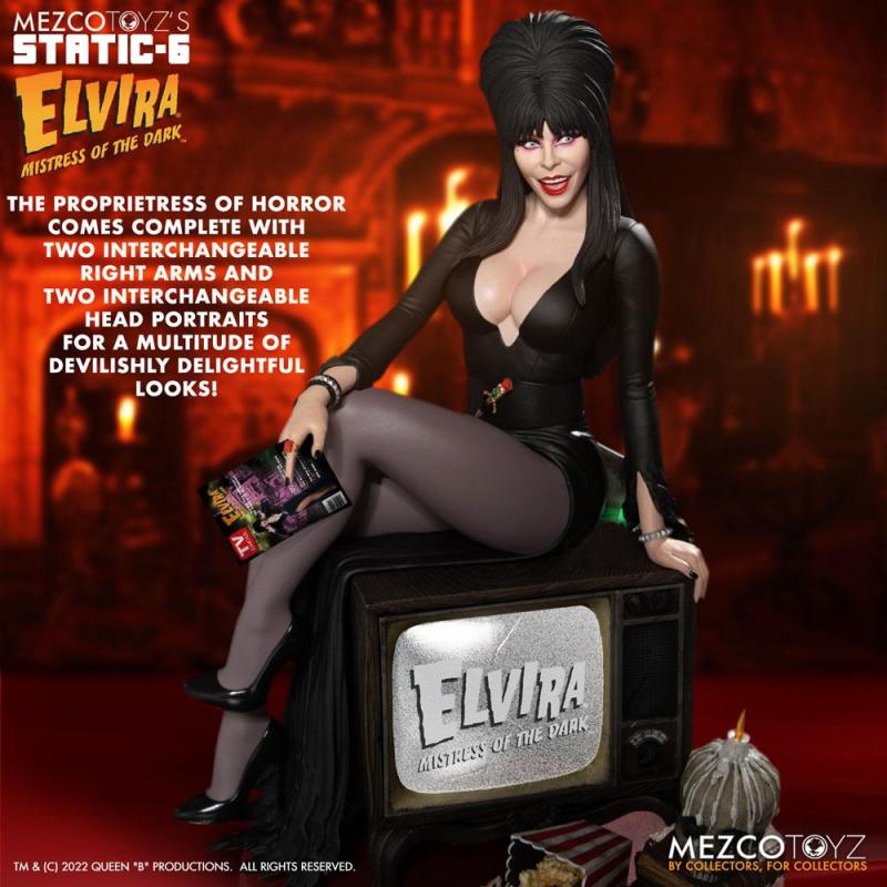 Elvira Mistress of the Dark Static-6 PVC Statue 1/6 Elvira 42 cm