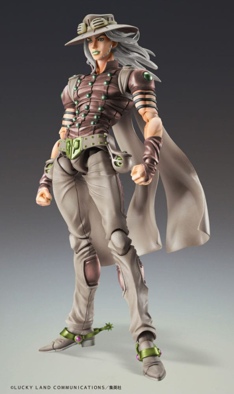 JoJo's Bizarre Adventure Part7 Steel Ball Run Super Action Action Figure Chozokado Gyro Zeppeli Thir
