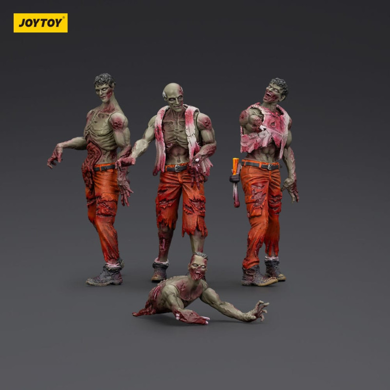 Zombie Dark Source Action Figures 4-Pack Mechanic Team 8 cm 1