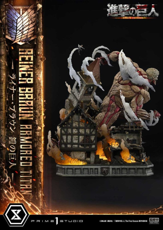 Attack on Titan (TV animation) Ultimate Diorama Masterline Statue Reiner Braun Armored Titan 75 cm 8