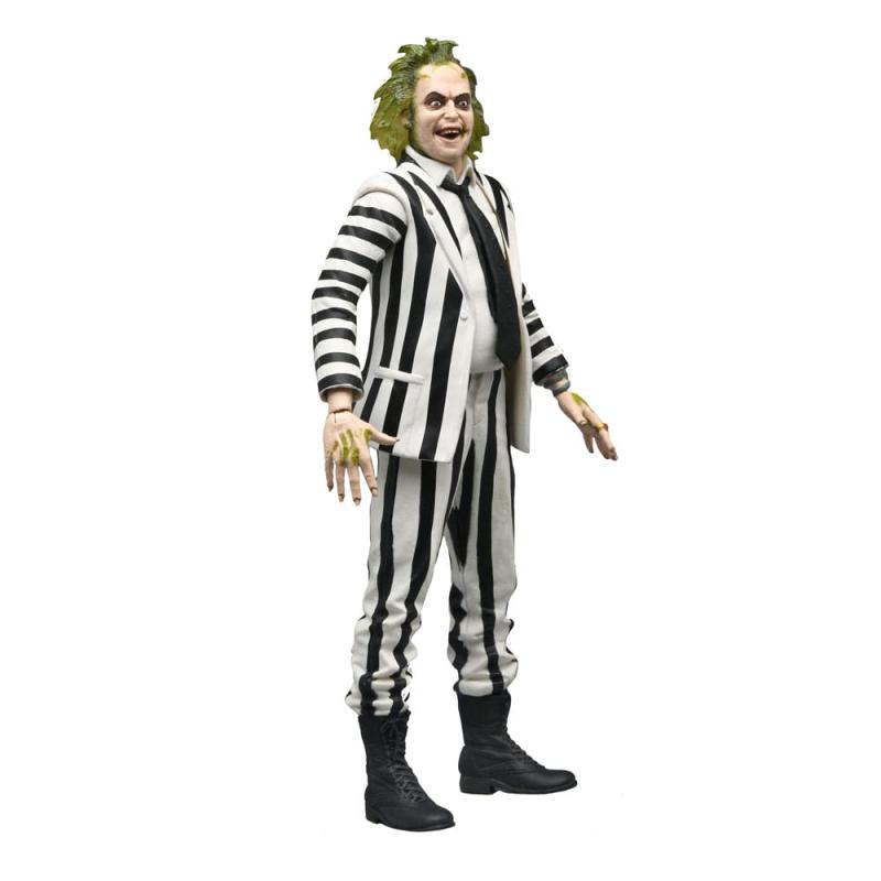 Beetlejuice 1988 Action Figure Beetlejuice Black and White Striped Suit 18 cm 4