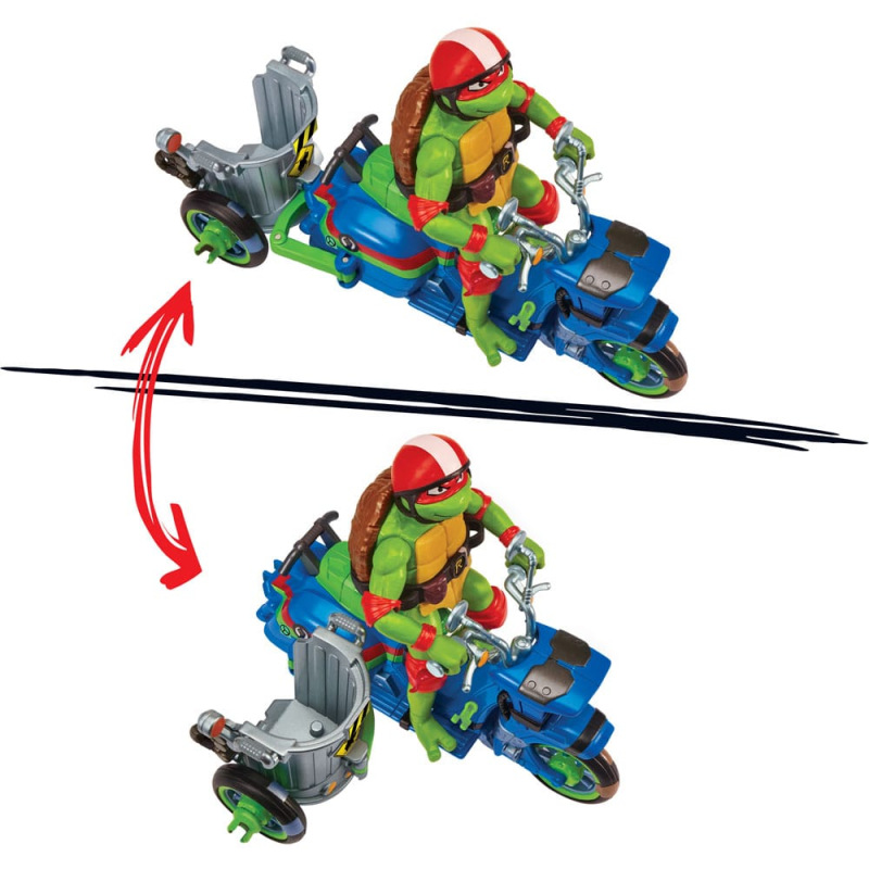 Teenage Mutant Ninja Turtles: Mutant Mayhem Action Figure Raphael & Scooter with Sidecar 11 cm 3