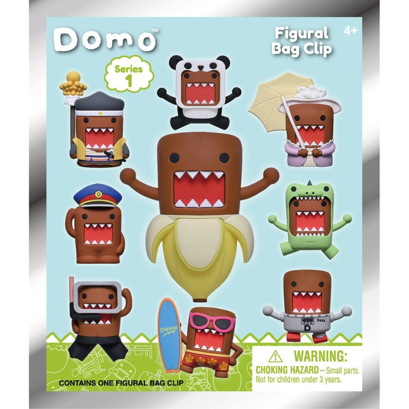 Domo-kun 3D PVC Bag Clips Series 1 Display (24) 2