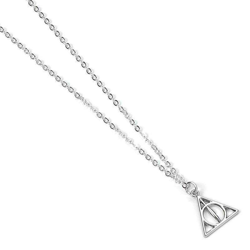 Harry Potter Pendant & Necklace Deathly Hallows (silver plated)