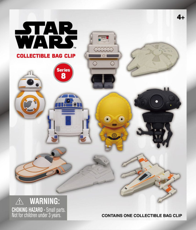 Star Wars PVC Bag Clips Series 8 Power Of Force Display (24) 1