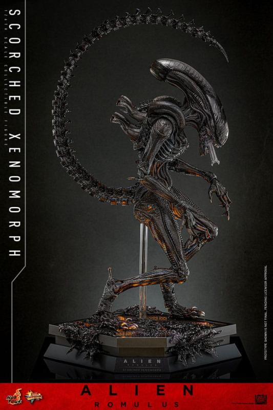 Alien: Romulus Movie Masterpiece Action Figure 1/6 Scorched Xenomorph 44 cm