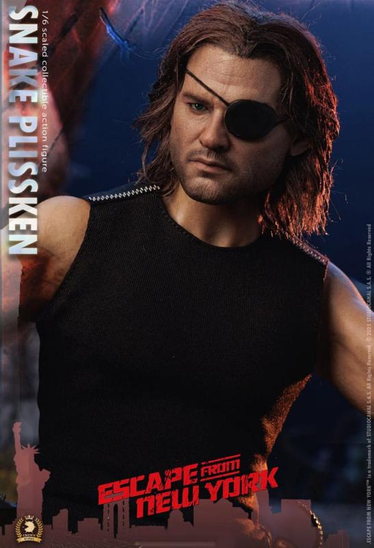 Escape from New York Crown Series Action Figure 1/6 Snake Plissken (Real Hair Version) 30 cm 11