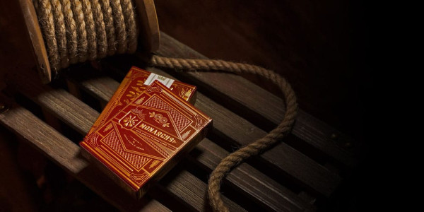 Monarchs Playing Cards Red 5