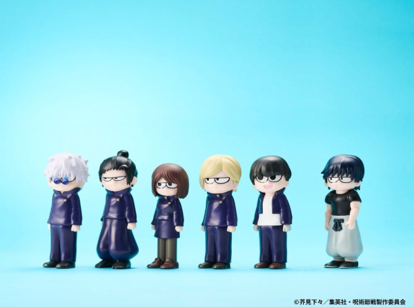 Jujutsu Kaisen JIRORI Mini Figures 9 cm Vol. 1 Blind Box Display (6) 2