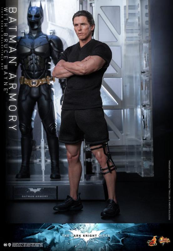 The Dark Knight Rises Movie Masterpiece Action Figures & Diorama 1/6 Batman Armory with Bruce Wa