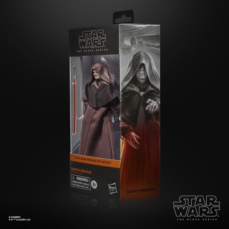 Star Wars Episode III Black Series Action Figure Darth Sidious 15 cm 1