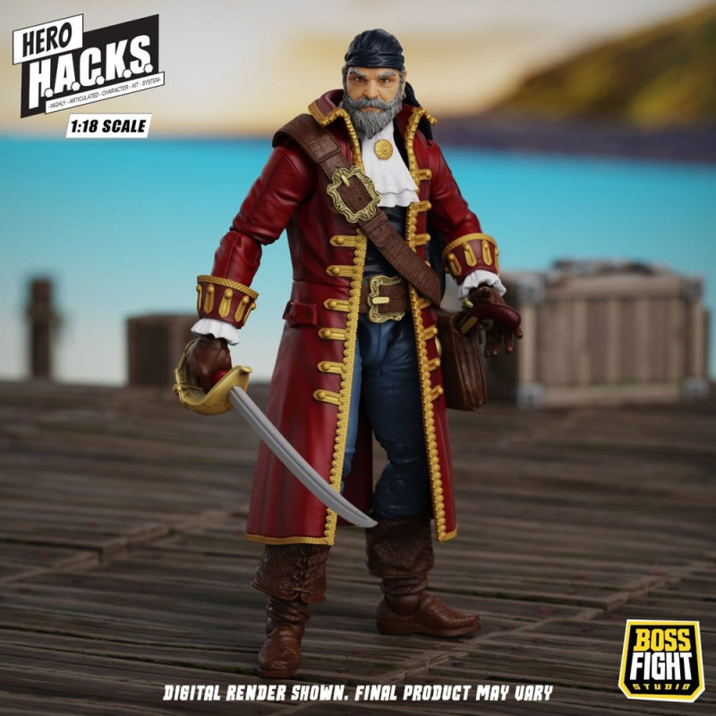 Hero H.A.C.K.S. Core Action Figure 1/18 Heroes and Villains Wave 1 John Bradford: Captain of the Tem 8
