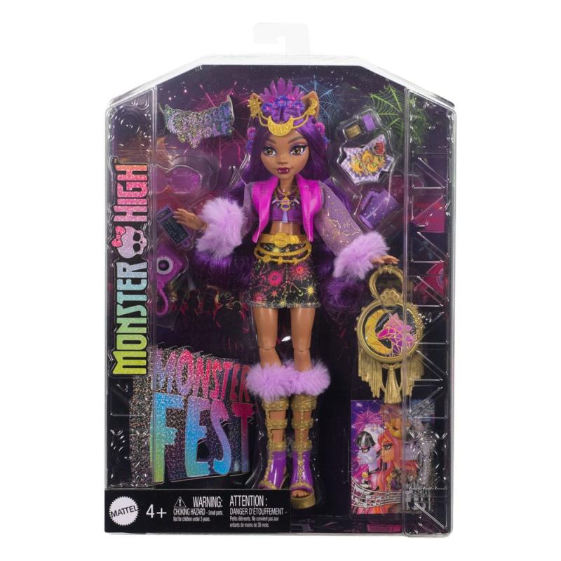 Monster High Doll Clawdeen Wolf Monster Fest 25 cm