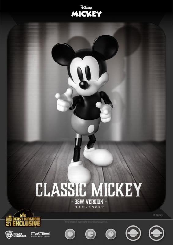 Disney: Mickey Classic Version B&W Version 1/9 Action Figure - Beast Kingdom Toys