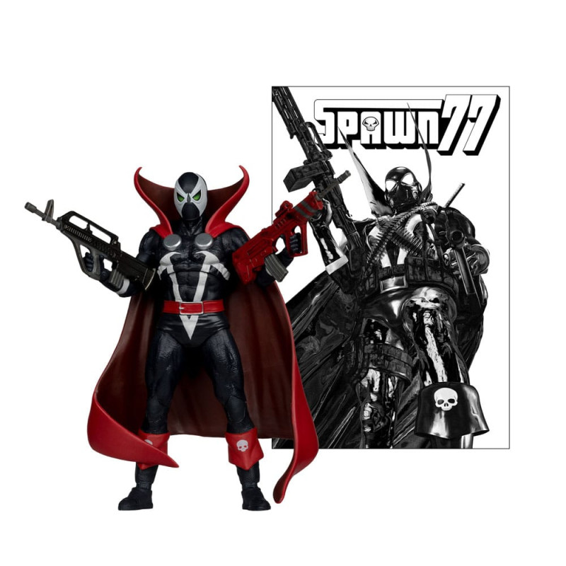 Spawn Page Punchers Action Figure Spawn 1977 Red and Black (Chase) Red Platinum Edition 18 cm 2