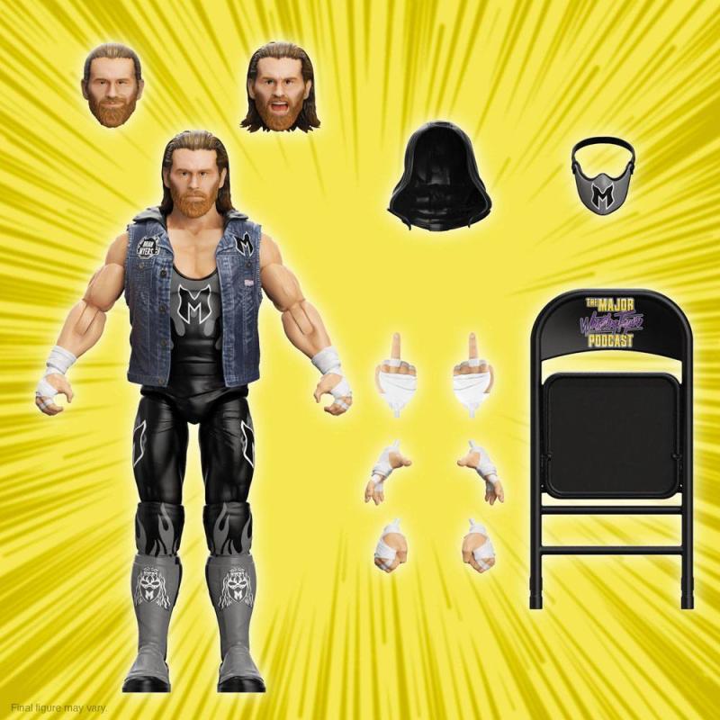 Major Wrestling Podcast Ultimates Action Figure Wave 2 Brian Myers (Most Professional Wrestler) 18 c