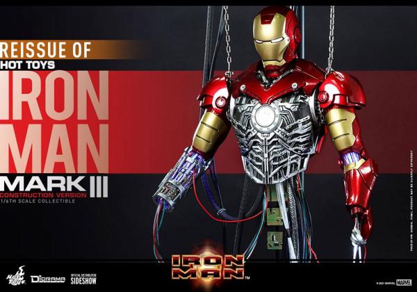 Iron Man: Iron Man Mark III (Construction Ver.) 1/6 Movie Action Figure - Hot Toys