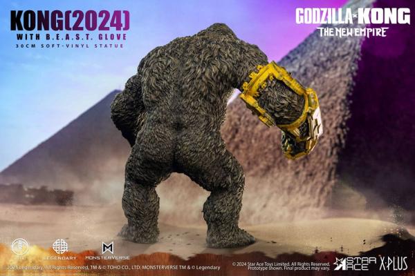 Godzilla vs. Kong: The New Empire Soft Vinyl Statue Kong with B.E.A.S.T. Glove 30 cm 9