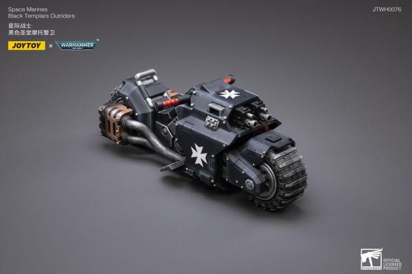 Warhammer 40k Vehicle 1/18 Black Templars Outrider Bike 22 cm