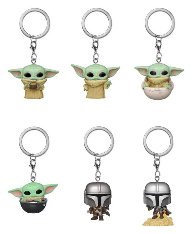 Star Wars POP! Vinyl Keychains The Mandalorian 4 cm Display (12) 1