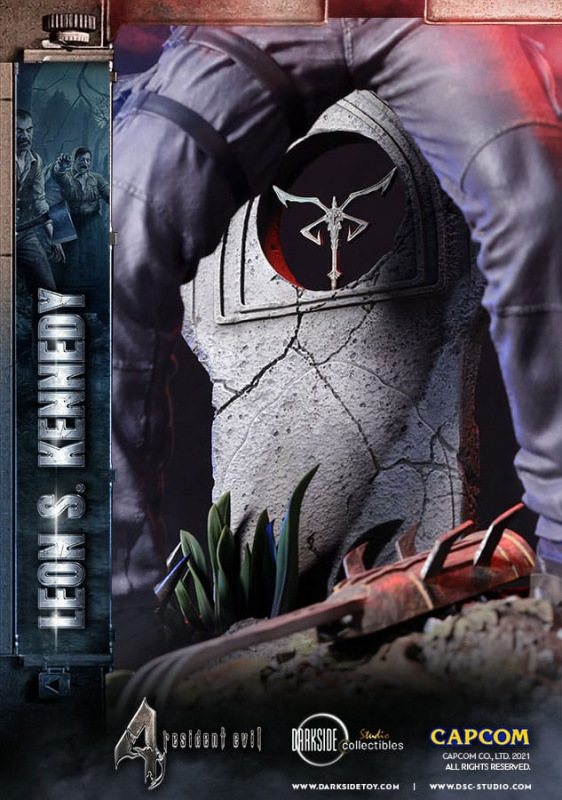 Resident Evil Premium Statue Leon Kennedy 50 cm 4