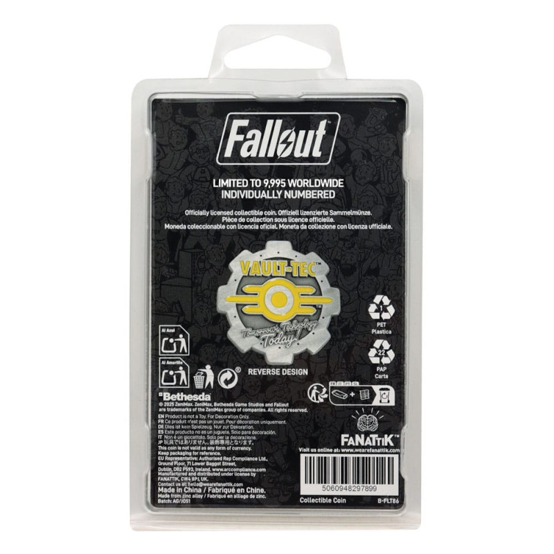 Fallout Collectable Coin Vault 111 Door Limited Edition 2