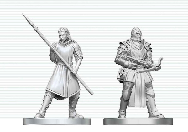 D&D Nolzur's Marvelous Miniatures Mini Figures Town Guards 13 cm