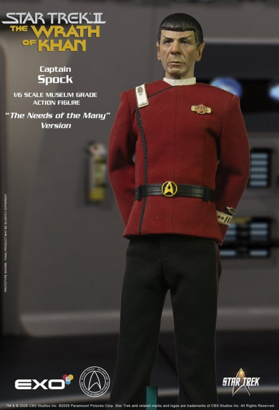 Star Trek: The Wrath of Khan Action Figure 1/6 Captain Spock Needs of the Many Version 30 cm 4
