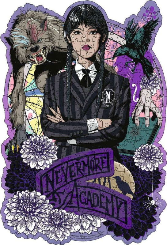 Wednesday WOODEN Jigsaw Puzzle Wednesday Addams (300 pieces) 1