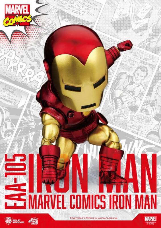 Marvel: Iron Man Classic Version 16 cm Egg Attack Action Figure - Beast Kingdom Toys