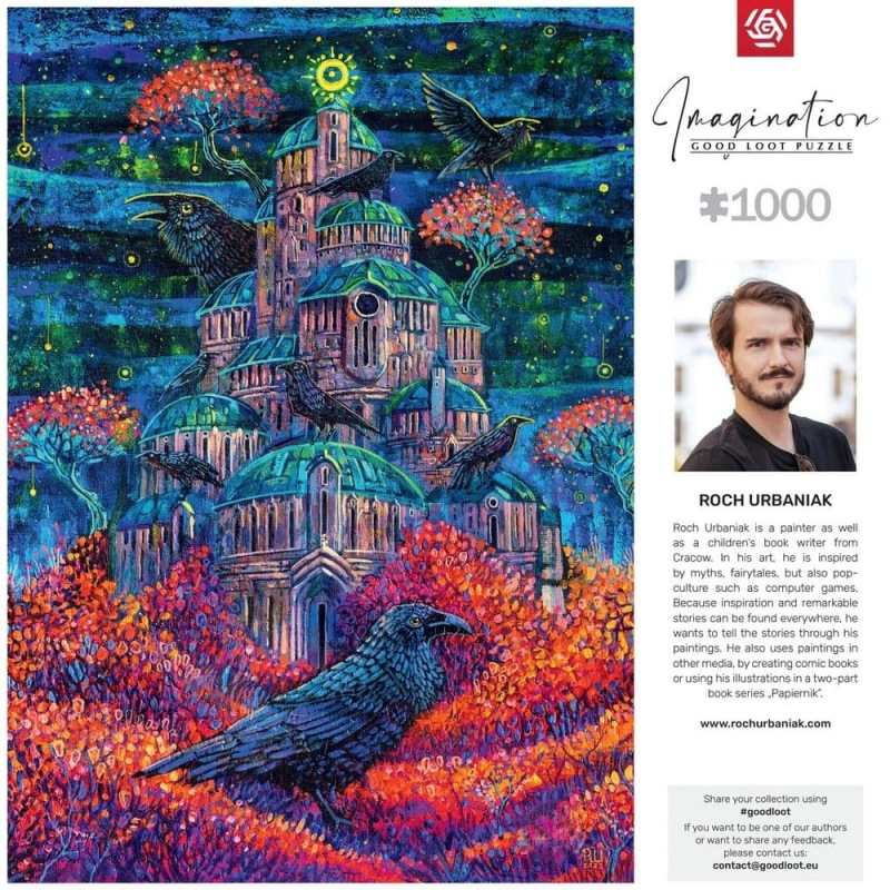Imagination Series Puzzle Roch Urbaniak Twierdza Pani Kruków (1000 pieces) 1