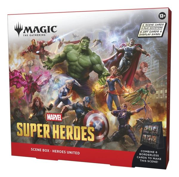 Magic the Gathering Marvel Super Heroes Scene Box Display (4) english 3