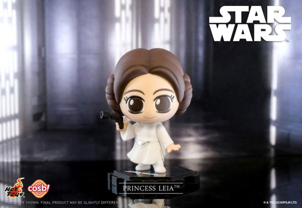 Star Wars: Princess Leia 8 cm Cosbi Mini Figure - Hot Toys