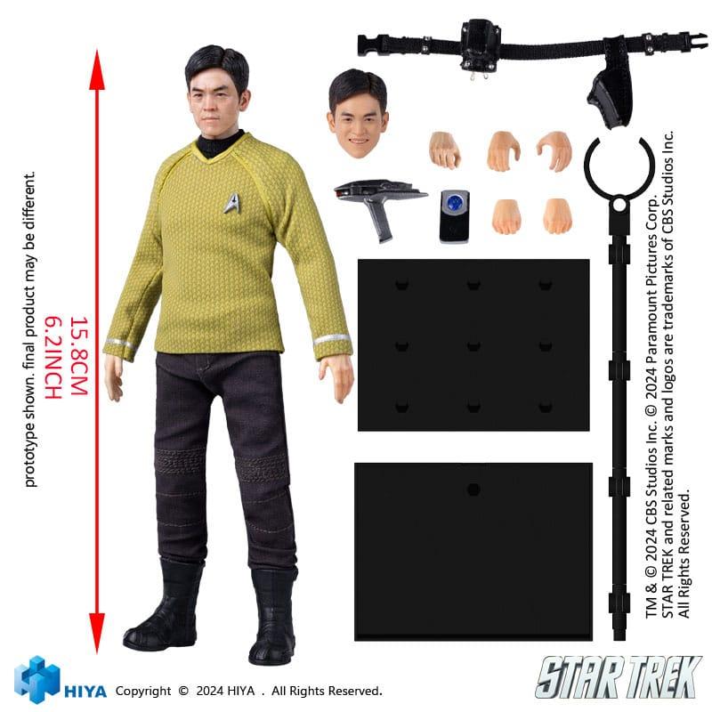 Star Trek 2009 Exquisite Super Series Actionfigur 1/12 Sulu 16 cm 12