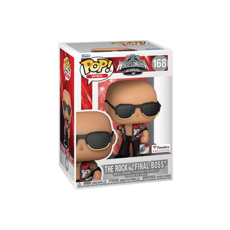 WWE POP! Vinyl Figure The Rock- Final Boss (WrestleMania 40) 9 cm 1
